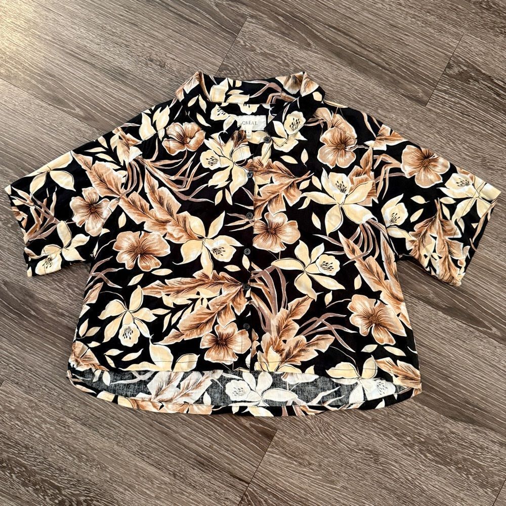 The Great The Cruise Short Sleeve Button Up